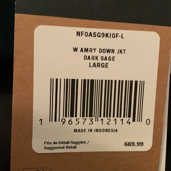 🔥❄️🔥❄️The North Face Army Down Women Jacket size L - Picture 8 of 8